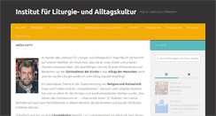Desktop Screenshot of liturgieundalltag.de